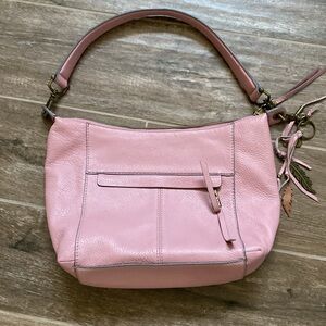 The Sak Petal Pink Alameda hobo bag w removable straps